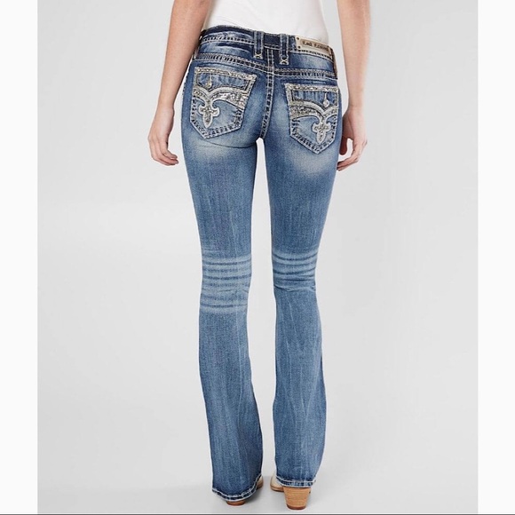 NWOT Rock Revival Yui Boot Stretch Jeans Size 28 - Picture 3 of 9